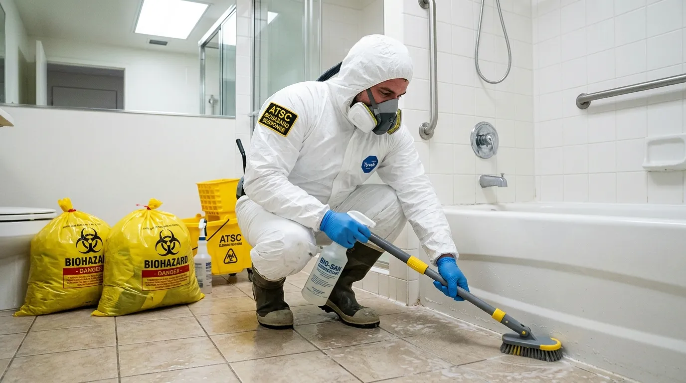 Decontamination equipment deployed for Blood Cleanup in Waupun